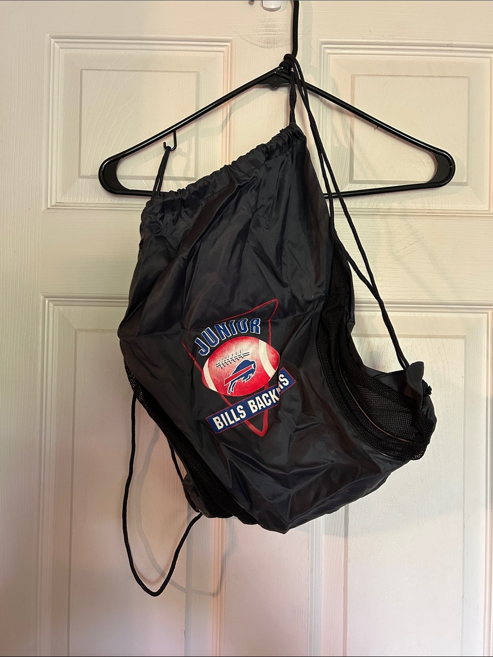 Junior Buffalo Bills Backers Black Drawstring Sports Bag